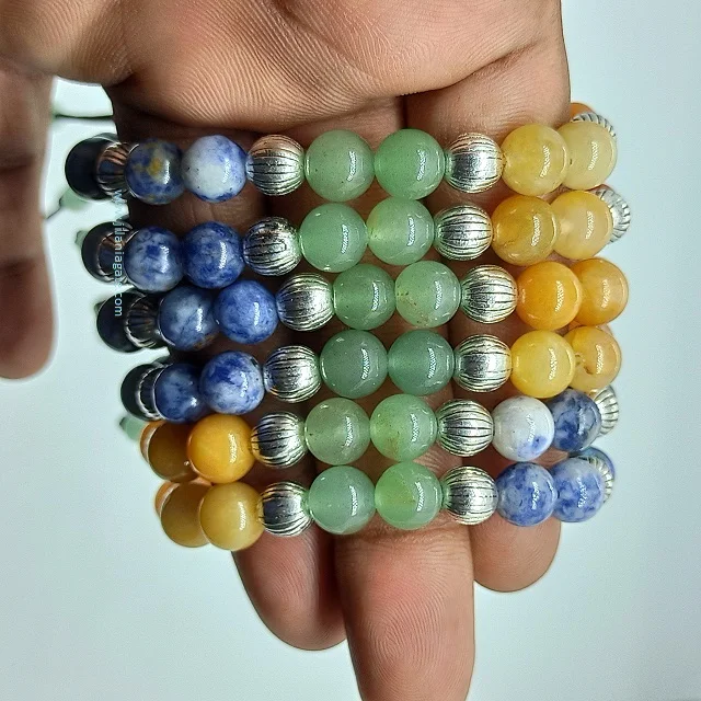 New Fashion 8mm Gemstone Natural Agate Mix Bead Round Bracelet Stone Wholesale Bracelet Adjustable Women Men |Buy Jilaniagate