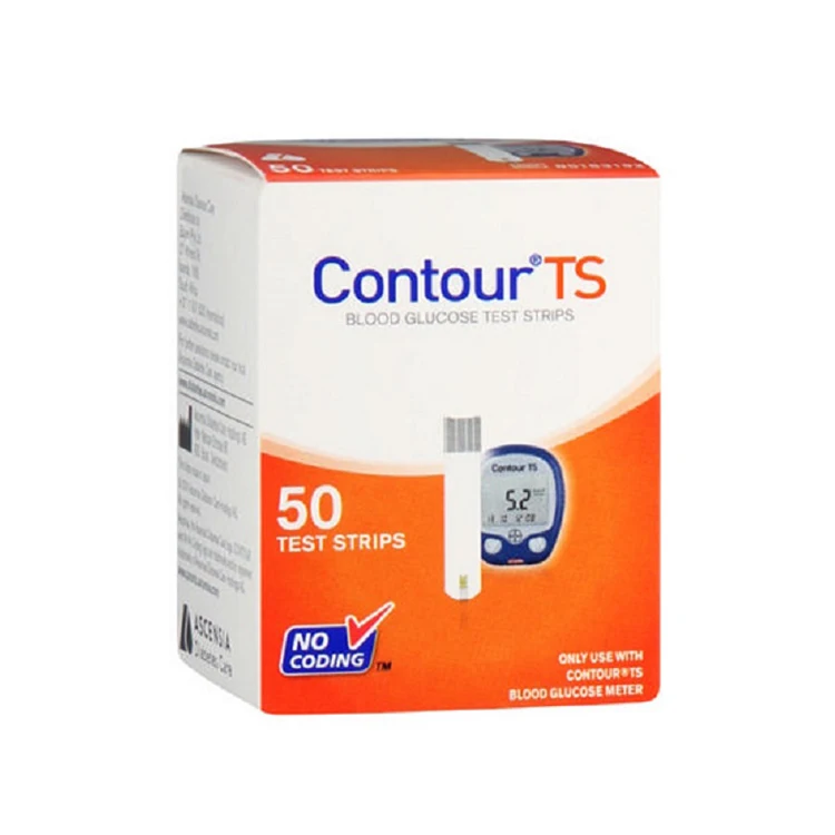 Top Quality Wholesale Household Medical Device Contour TS Strips 50 for Blood Glucose Testing at Competitive Price