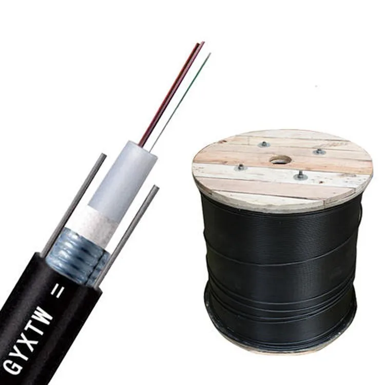 Central Tube Armored Cable GYXTW Outdoor Single Mode 4/6/8/12 Cores Optical Fiber Cable
