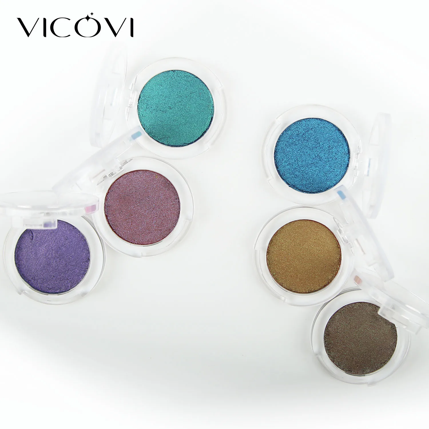 Support small order best High Pigmented Multichrome Eyeshadows Single Eye Shadow Palette Glitter Custom Logo