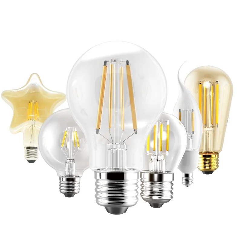 WOOJONG corporation versatile C37 G45 A60  LED Filament Bulb with special appanence and adornment function.