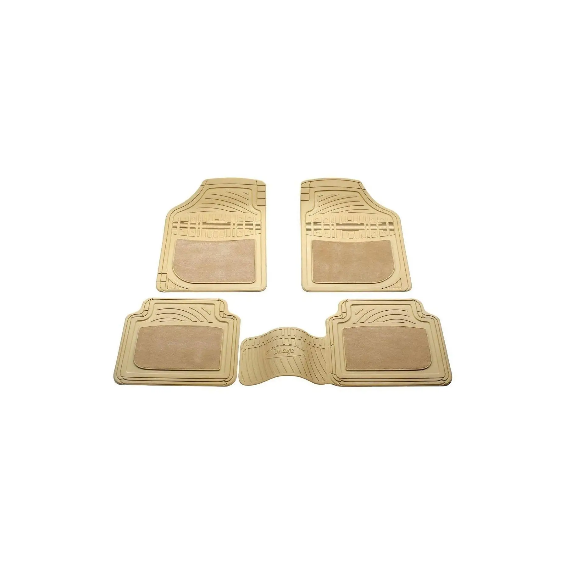 Opel Astra G Floor Mat Beige Half Carpet Full Rubber