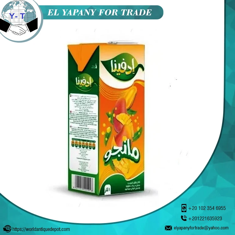 Best Quality 1L Pack Fruit Mango Juice Nectar Beverage Soft Drinks Fresh Mangos Juice