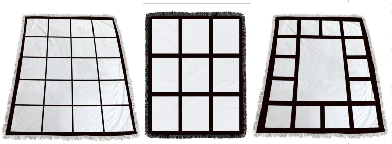Sublimation panel blankets blank sublimation blankets 9 panel 20 panel sublimation blanket wholesale