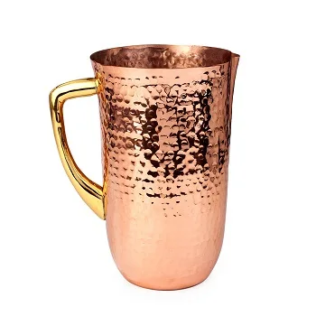 Hottest Copper Metal Tableware Beer Mugs Tankard With Brass Handle Moscow Mule Mugs