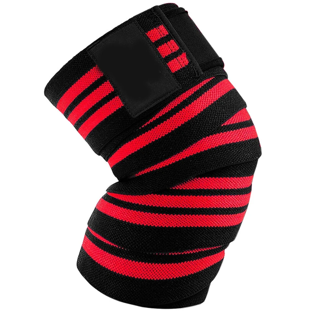Comfortable Design Men Weight Lifting Workout Knee Wraps For Sale Knee Wraps For Weightlifting gym knee wraps OEM Serviced