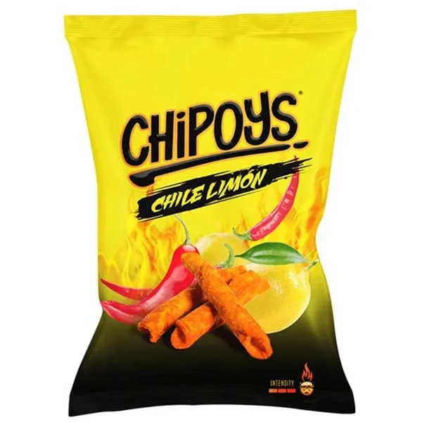 Chipoys Chile Limon Rolled Tortilla Corn Chips For German market