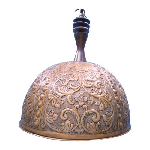 Aluminium Decorative Brass Antique Pendent lamp Industrial For Apartment and Hotels Logo print Customization available