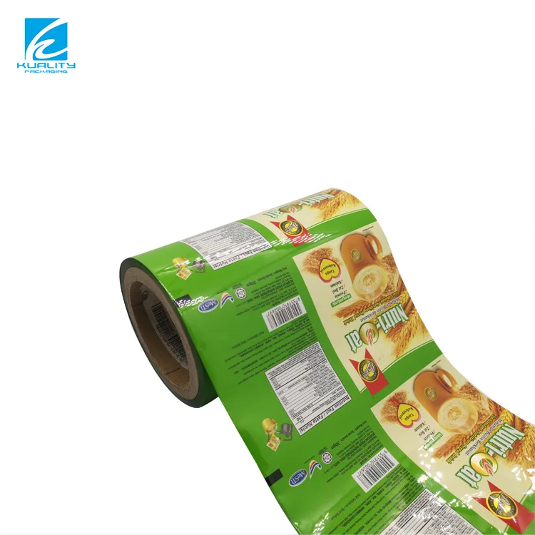 Aluminum Foil Food Packaging Honey Film Rolls Supplement Sachet Plastic Custom Printed Laminated Snack Packaging Roll Film