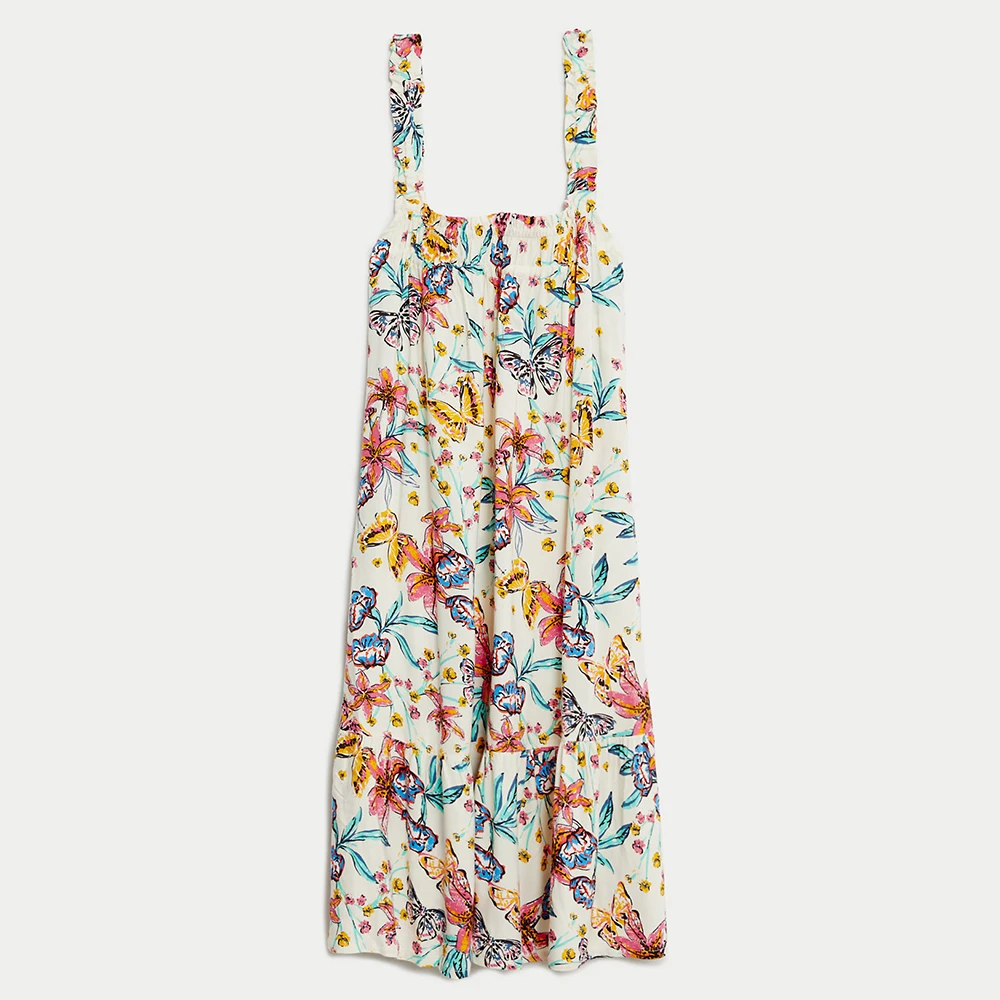 Custom design Satin Sleep Wear 100% cotton digital beautiful printing style night wear dress Set Women suits