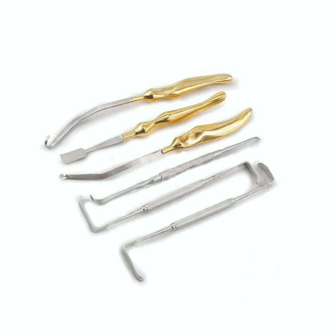 Rib Cartilage Peeling Kit Rhinoplasty Instruments Set Nasal Surgery Surgical Instruments Left and Right Shovel Peeler Puller