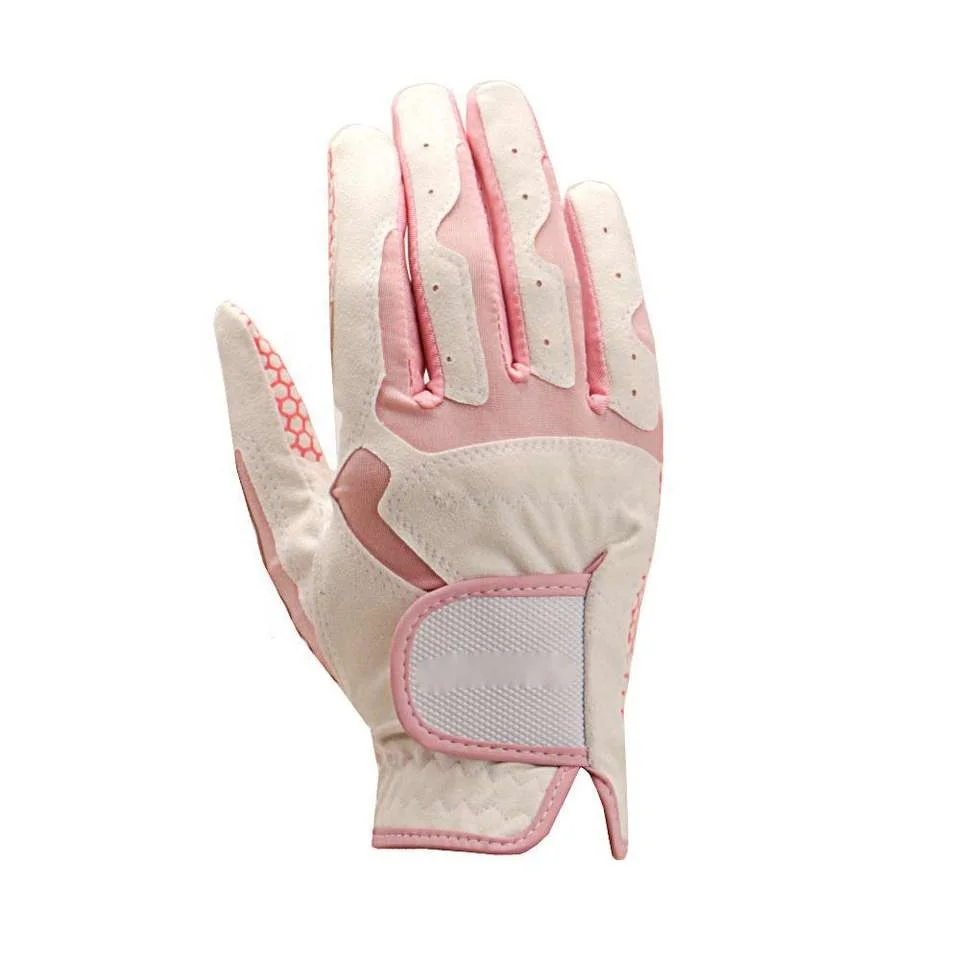 Soft Microfiber Golf Glove Breathable Anti-slip Golf Two Hand Gloves or Women for Professional Golfer Best Quality