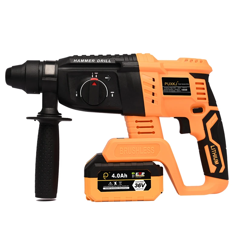 OEM supplier 20V/36V electric drill machine cordless 24mm SDS power hammer drills for construction dealer wholesaler