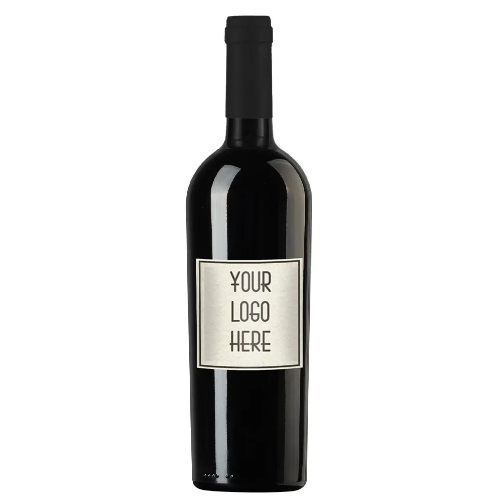 Primitivo IGT Apulia wine with personalized label for corporate restaurant hotel gadget ideas for Christmas gifts merchandising