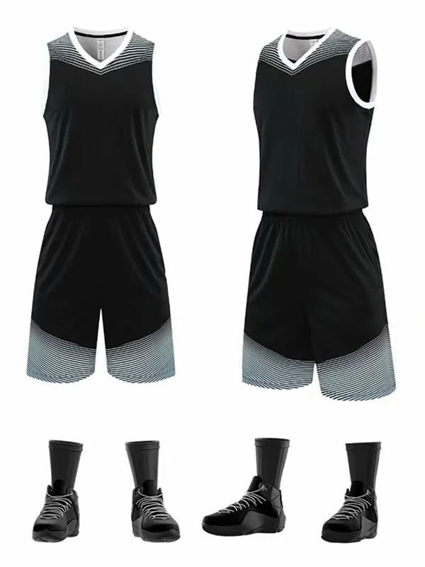 High Quality Sublimation Men Sports Customized Basketball Kit Personalized Sports Basketball Uniform in Plus size