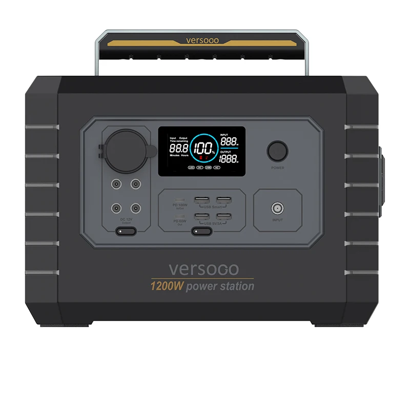 Solar Power 2022 Outdoor Power Supply 110V/220V, 60Hz, 1200W Solar Panel Energy  System Generator Power Outdoor Portable Power Station