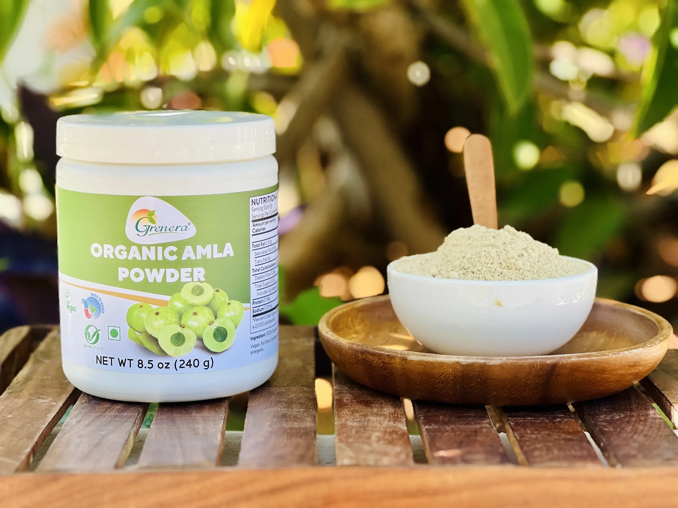 EU and USDA organic certified high quality Dried Amla powder(Indian Gooseberry) rich source of vitamin c in bulk and retail pack