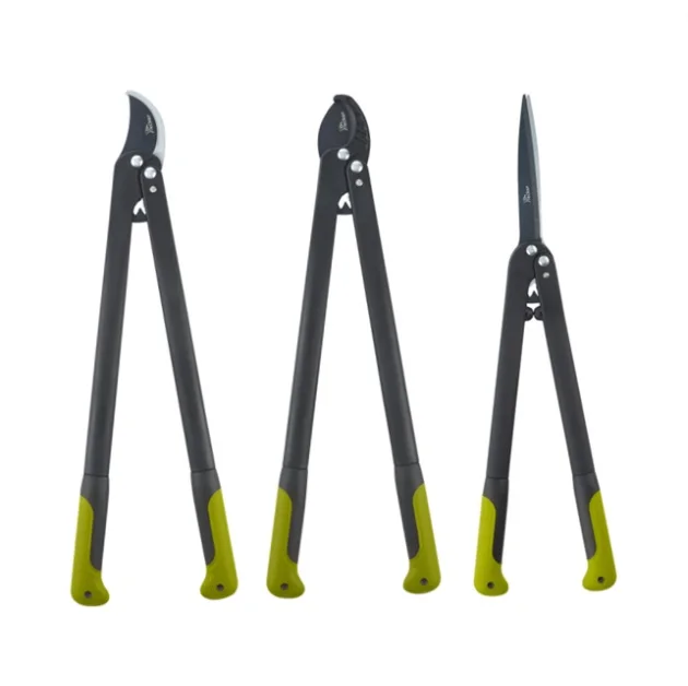 Long Handle DIY Grade Bypass Pruning Tool Coated Aluminum Steel Rubber and Plastic Handles for Pruning by Bypass Method