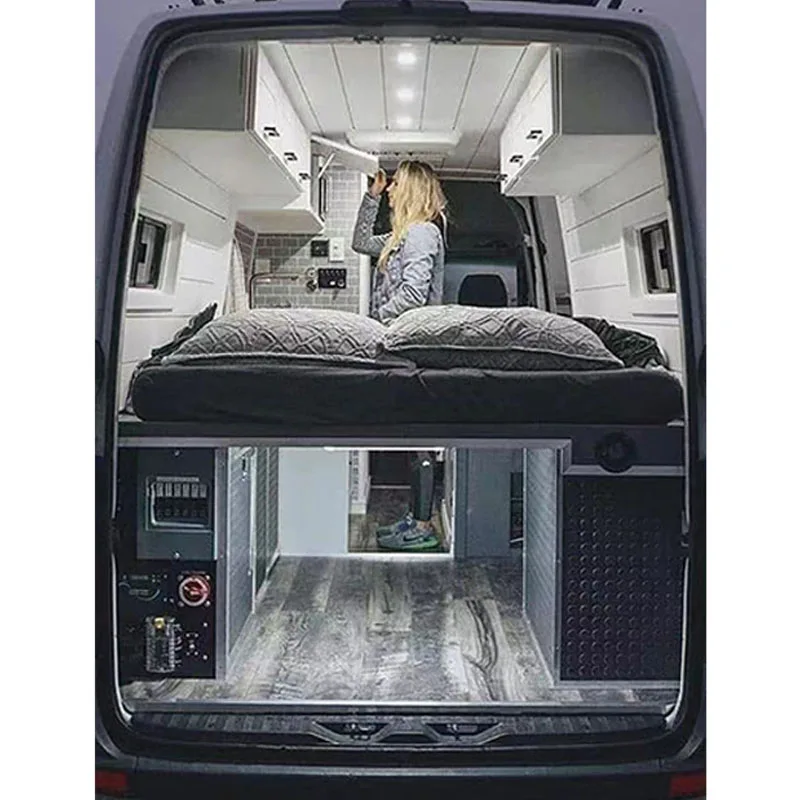 New Luxury Lightweight rv customized bed camping custom motorhome interior parts for caravan camper van trailer