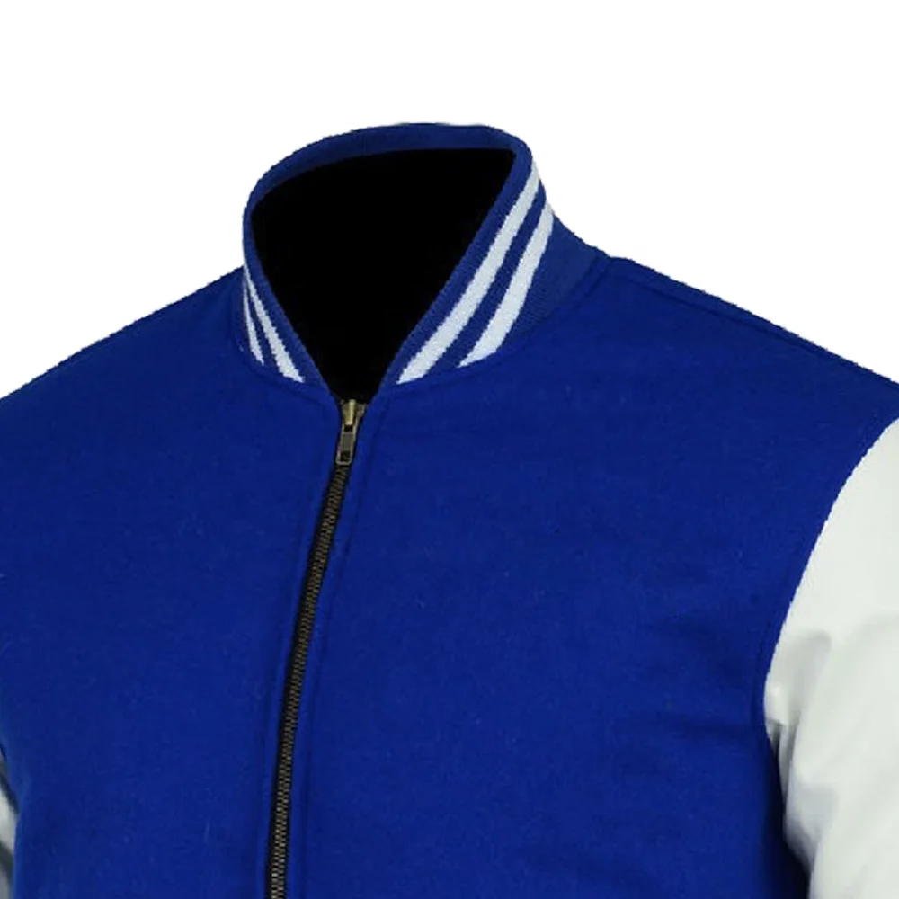 Oem Manufacturer High Quality Varsity Jacket Men Chenille Embroidery Leather Sleeves Custom Baseball Letterman Varsity Jacket