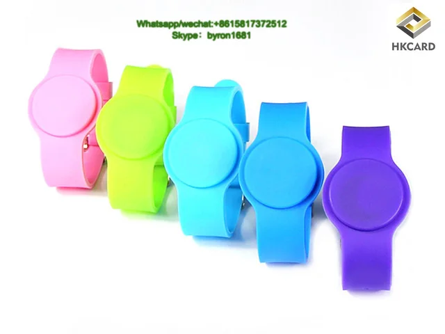 Factory Price Waterproof Passive Writable NFC Bracelet RFID Silicone Wristband