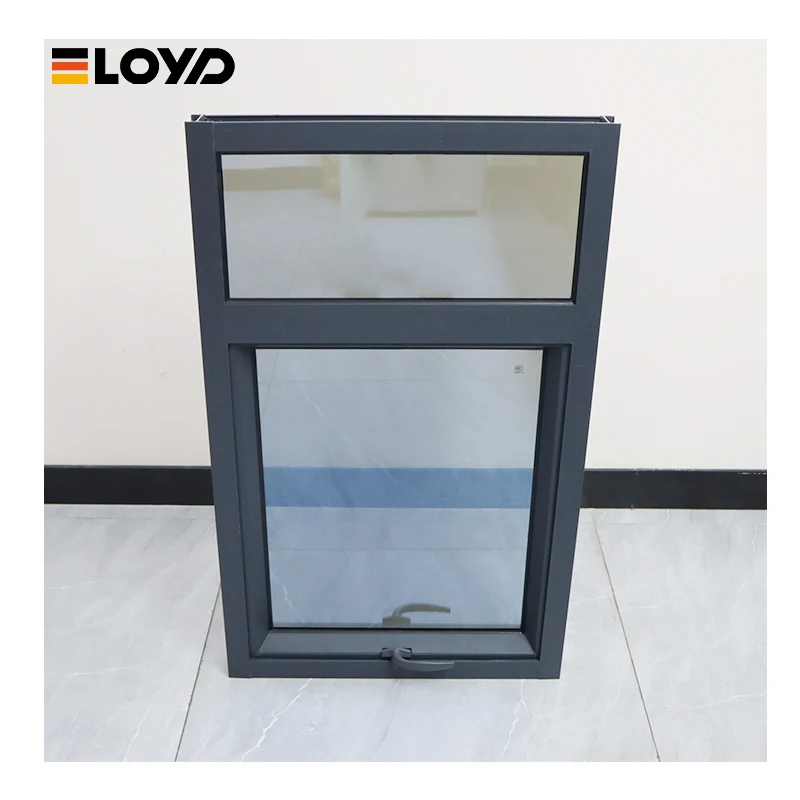 Modern Aluminum Awning windows European design windows double glazing swing window