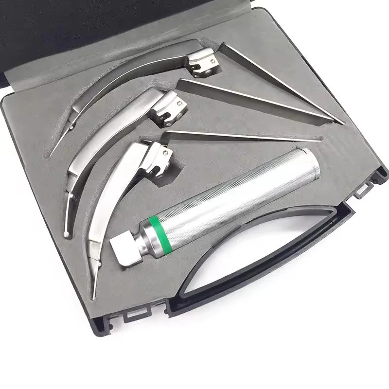 Premium Medical Fiber Optic Fiber Optic Intubation Laryngoscope Set For Difficult Airway Intubation in wholesale price OEM