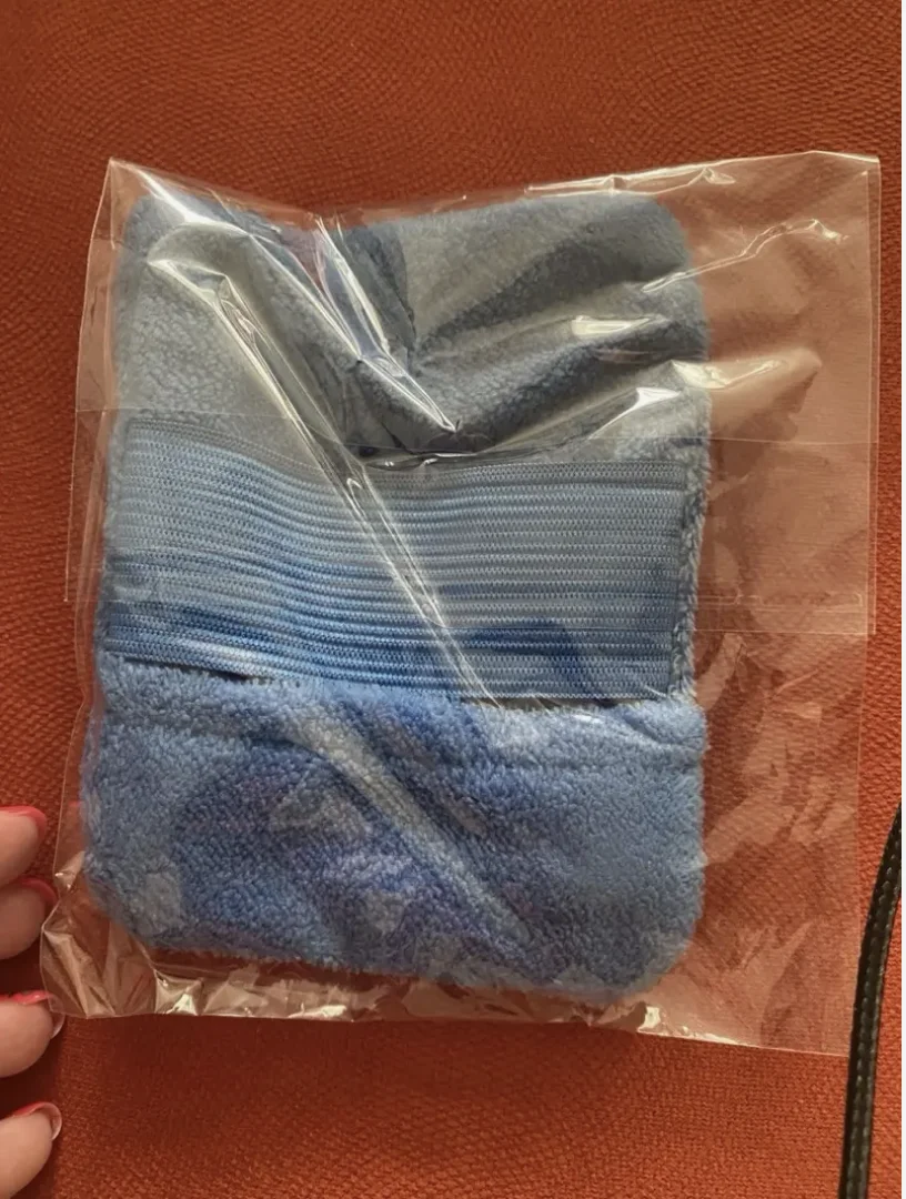 Outdoor Seaside Cleanup Beach Sand Removal Bag Polyester Fiber Powder Pouch Soft Wipe Brush Vacation Camping Essentials TalcFree