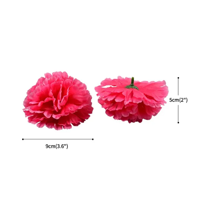 Outdoor Ready Silk Carnations and Roses Bulk Pink Artificial Flowers