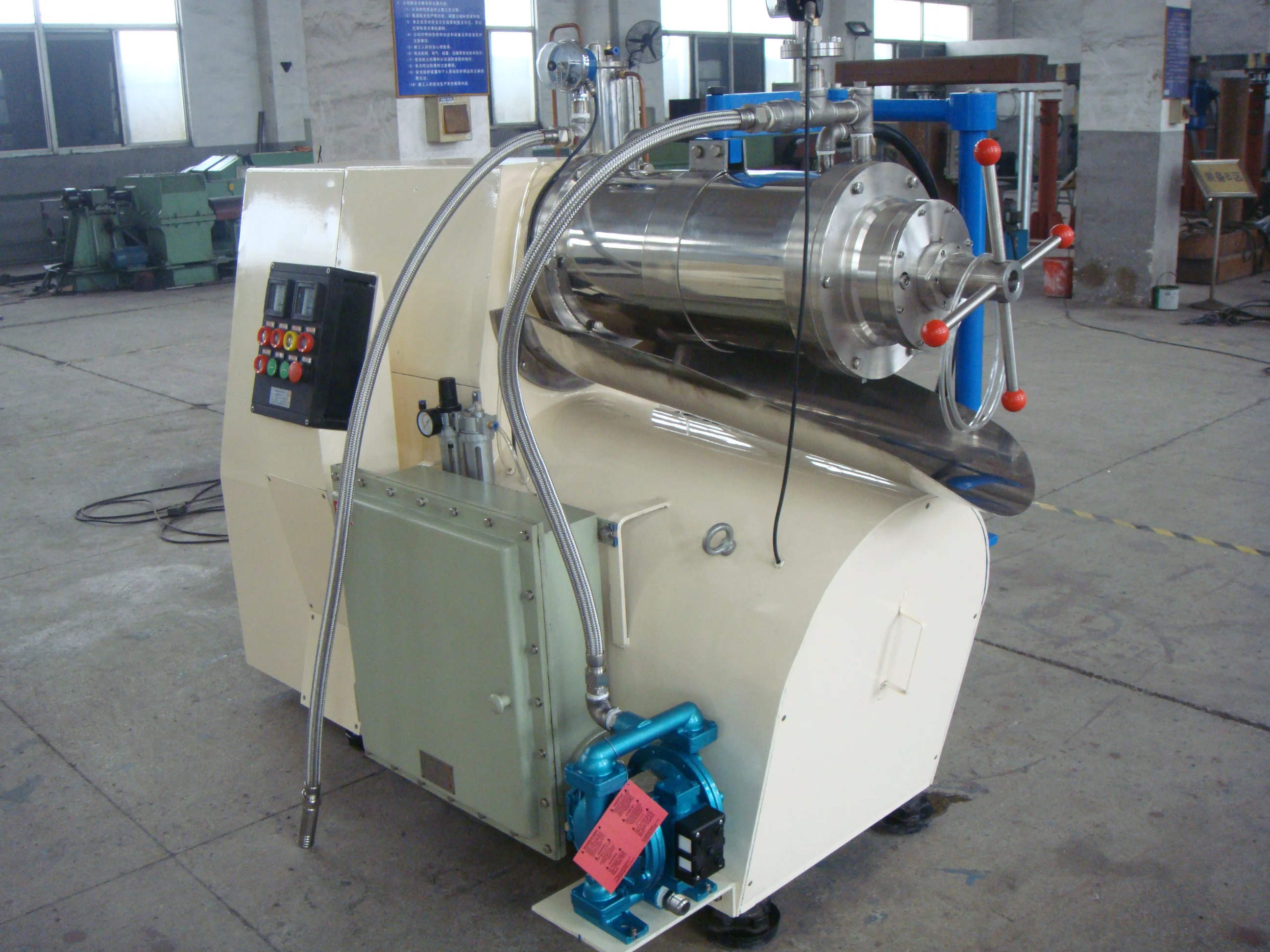 Horizontal Lab Bead Mill Lab Chemical Dyno Mill