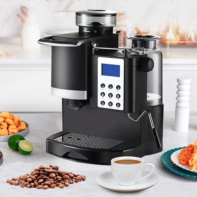 Drop Shipping Fully Automatic Touch Screen Coffee Machine Cappuccino latte Espresso Coffee Makers With Grinder