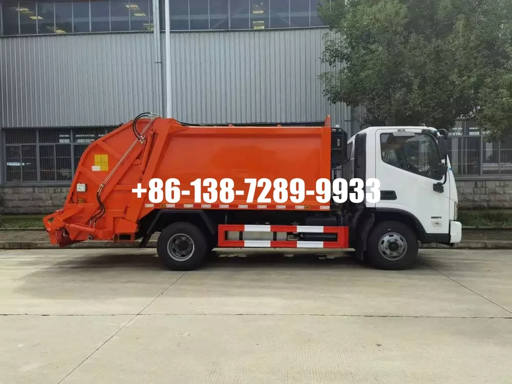 Foton 4x2 LHD 8~14 m3 compactor garbage truck 10cbm Garbage Truck for Sale