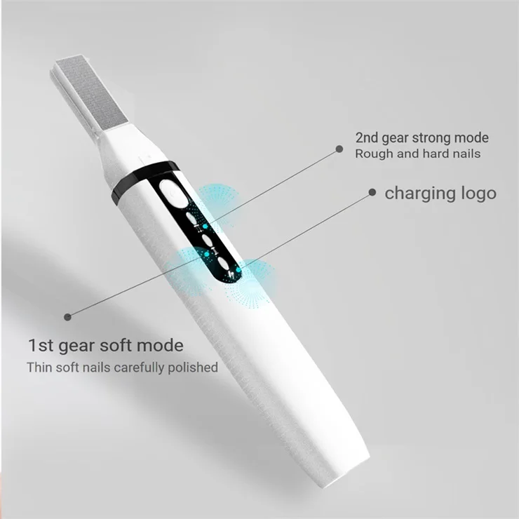 Factory Hot Selling Beauty Nails Salon Electric Manicure Pedicure Nail File Set with Callus Remover Set Nail Buffer Polisher