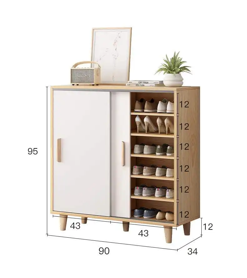 Wooden Shoe Racks Storage Shelves Shoe Cabinet Furniture Shoe Organizer