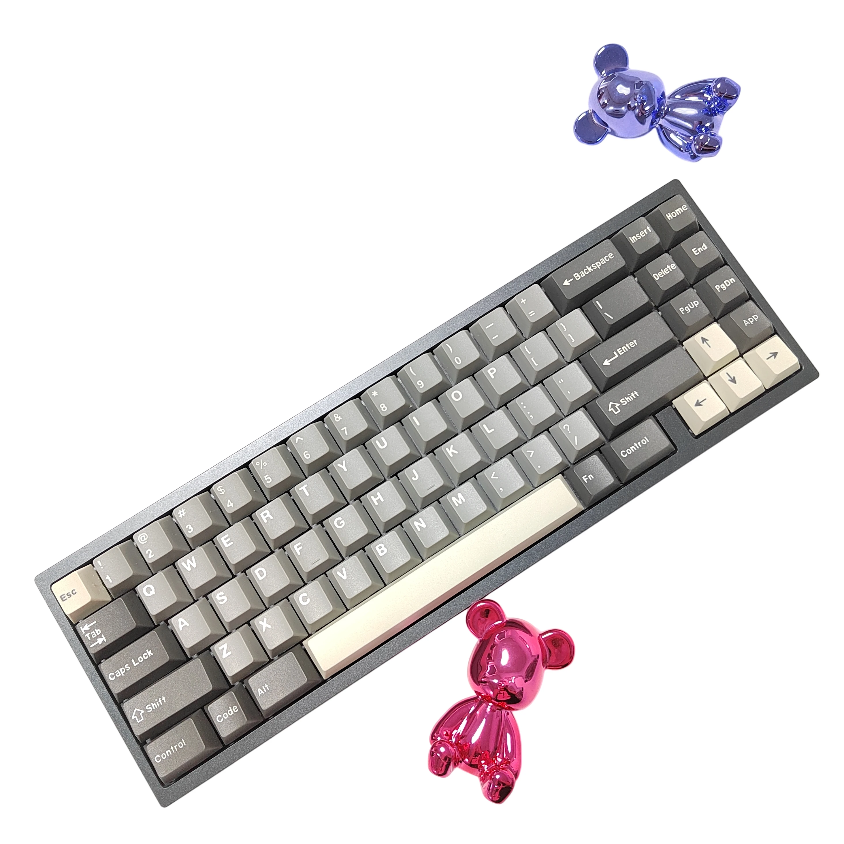 Standard Ergonomic Black 70 Keys Gaming Mechanical Keyboard Plug And Play Multimedia RGB Metal Keyboards For Ipad Desktop Laptop