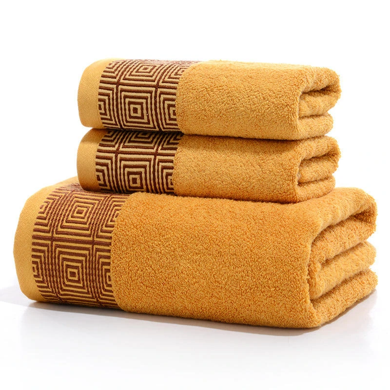 Hot Sale Super Dry Custom  High Water Absorption Cotton Cheap Bath Promotional Hotel Towel Set 100% Cotton