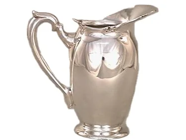 silver plated water pitcher/stainless steel water jug pitcher/brass pitcher copper pitcher glass pitcher business promotion