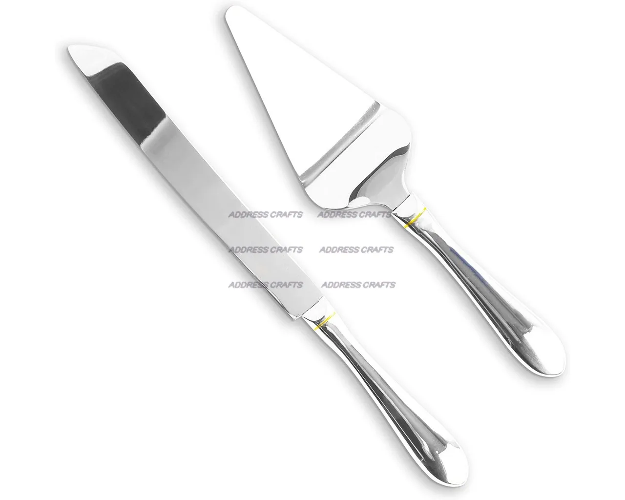 Luxurious Style Stainless Steel Cake Server Wedding Cake Knife and Server Set High Quality Home and kitchenware Used