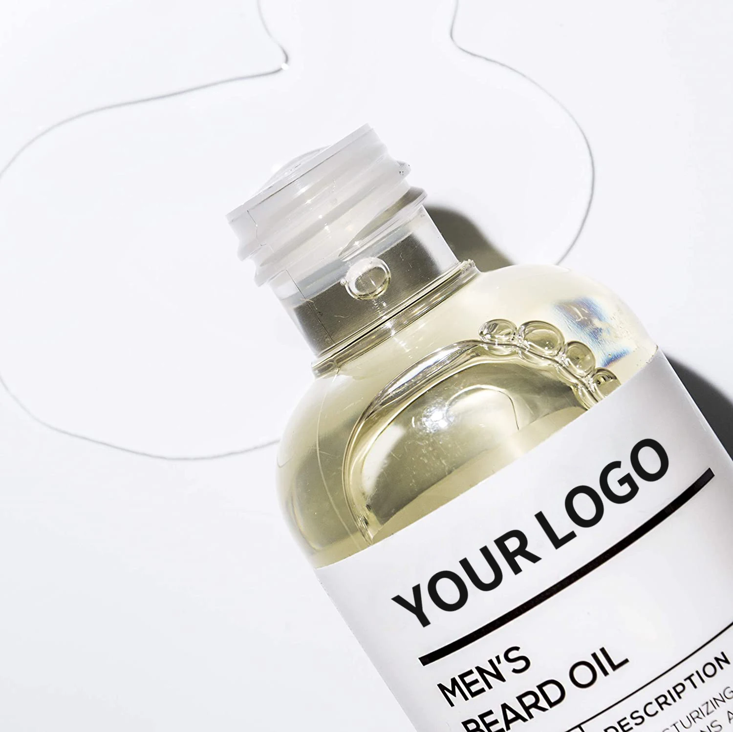 Private Label 100% Natural Organic Softer Fuller Facial Hair Care Beard Oil For Men Condition Nourish Beard Health Growth