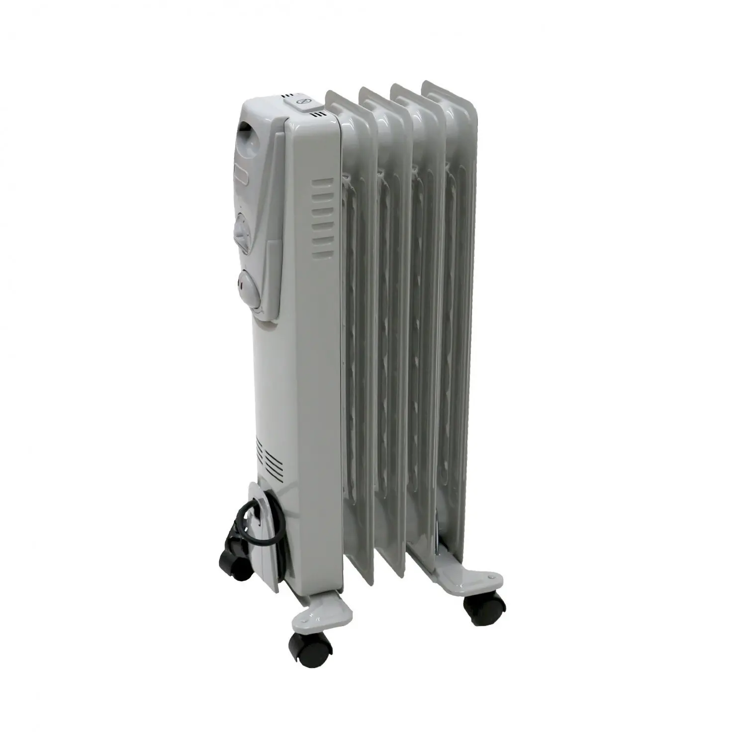 Portable oil radiator electric heater