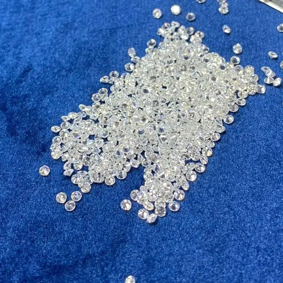 High Quality 1.25-1.8mm Loose Melee Cvd Diamonds Def Lab Created Diamond Real Synthetic Small Hpht Diamond Price
