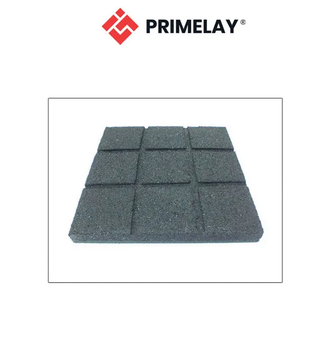 Easy to Clean Abrasion-resistance Rubber Smooth Surface 50mm Thickness Rubber Flooring Playmat SQ 50 at Competitive Price