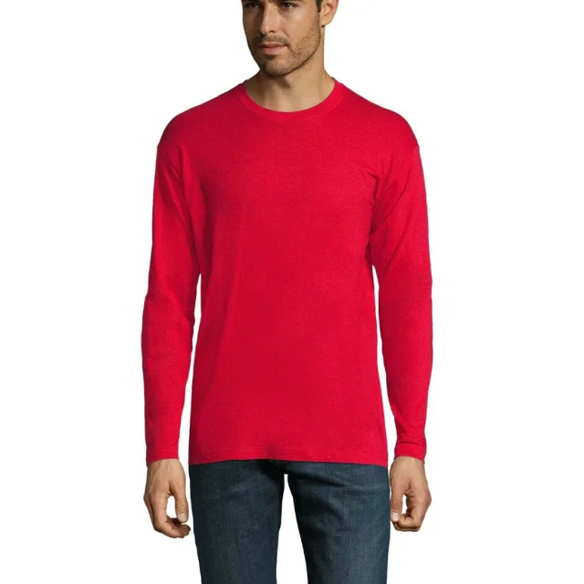 Premium Quality Unisex Skull T-Shirt Long Sleeves Streetwear Custom LOGO Print Soft Comfortable Full Sleeves Fashion T-Shirt