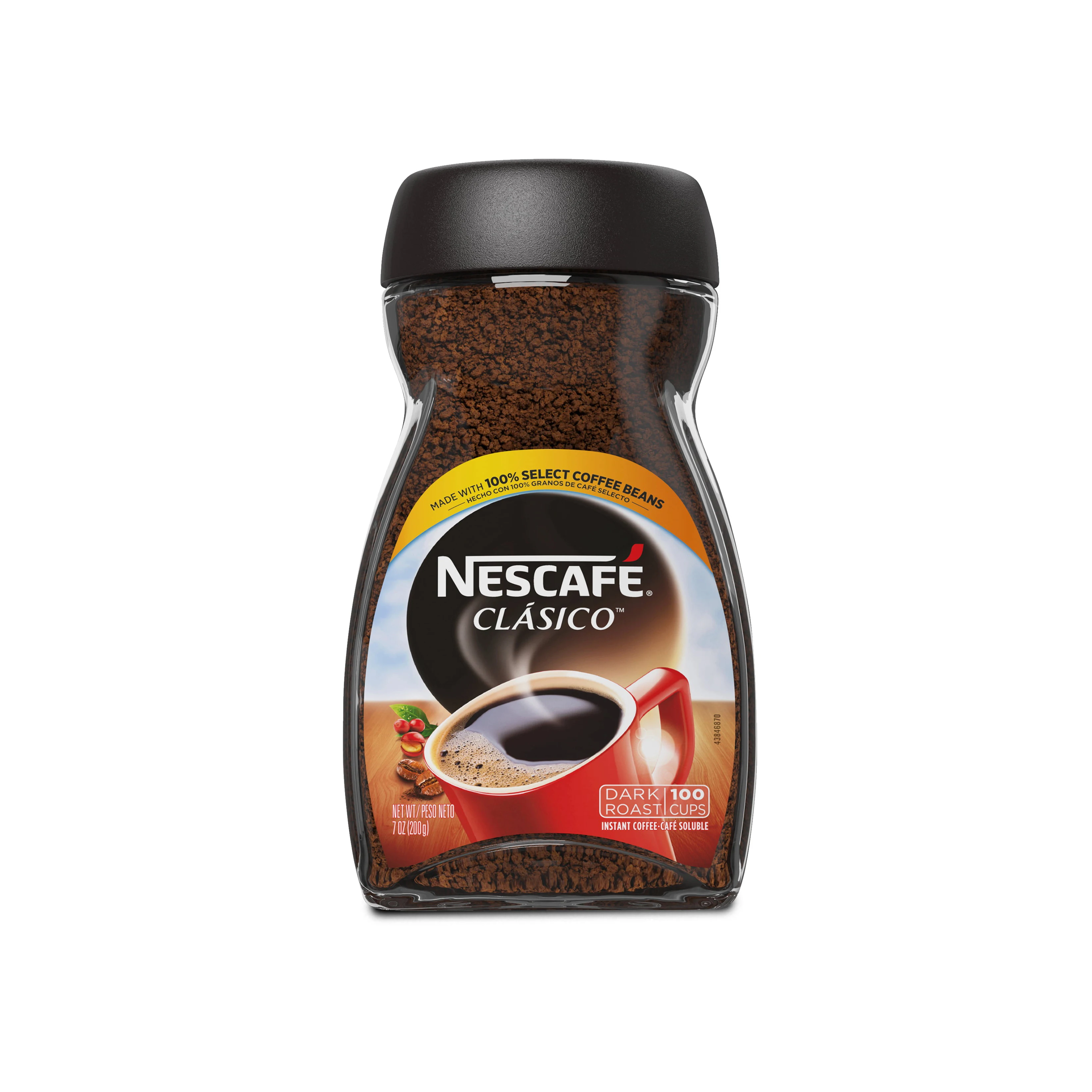 Оптовая цена растворимый кофе Nescafe 100 г 16 капсул в бутылке с нейтральным ореховым вкусом хорошая