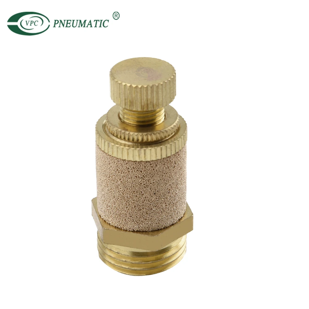 Air Brass Quick Exhaust Silencer Throttle Valve