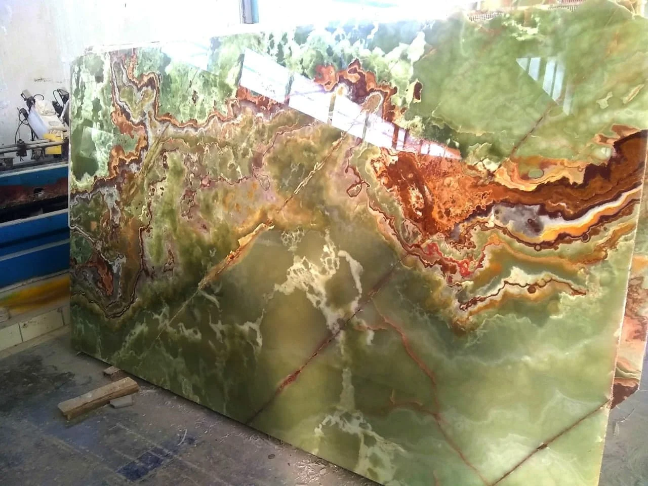 Pakistan Elegant Multi Green Onyx Slabs, 100% Natural Stone Multi Green Onyx Marble Slabs, Multi Green Onyx Marble Slabs