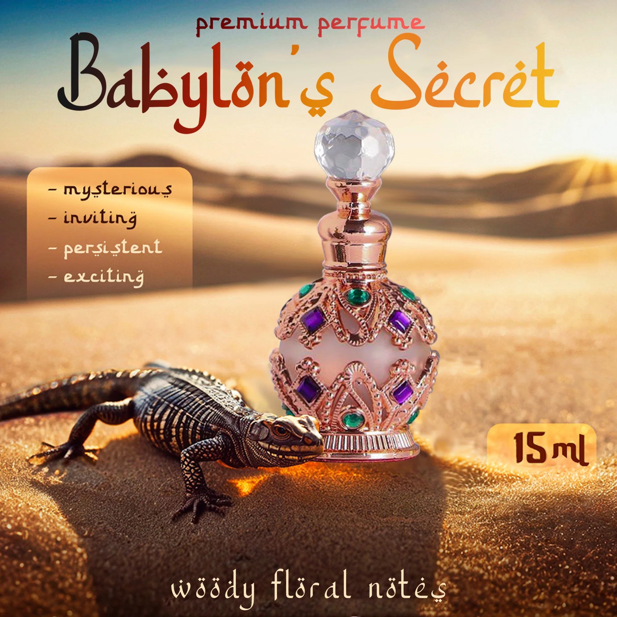 TONFLY 15ml Vintage Metal Perfume Bottle Arab Style Essential Oils Dropper  Pheromone Perfume Dubai Love/Princess/Flower/
