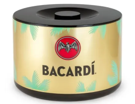 bacardi palm tin bucket, wine bucket