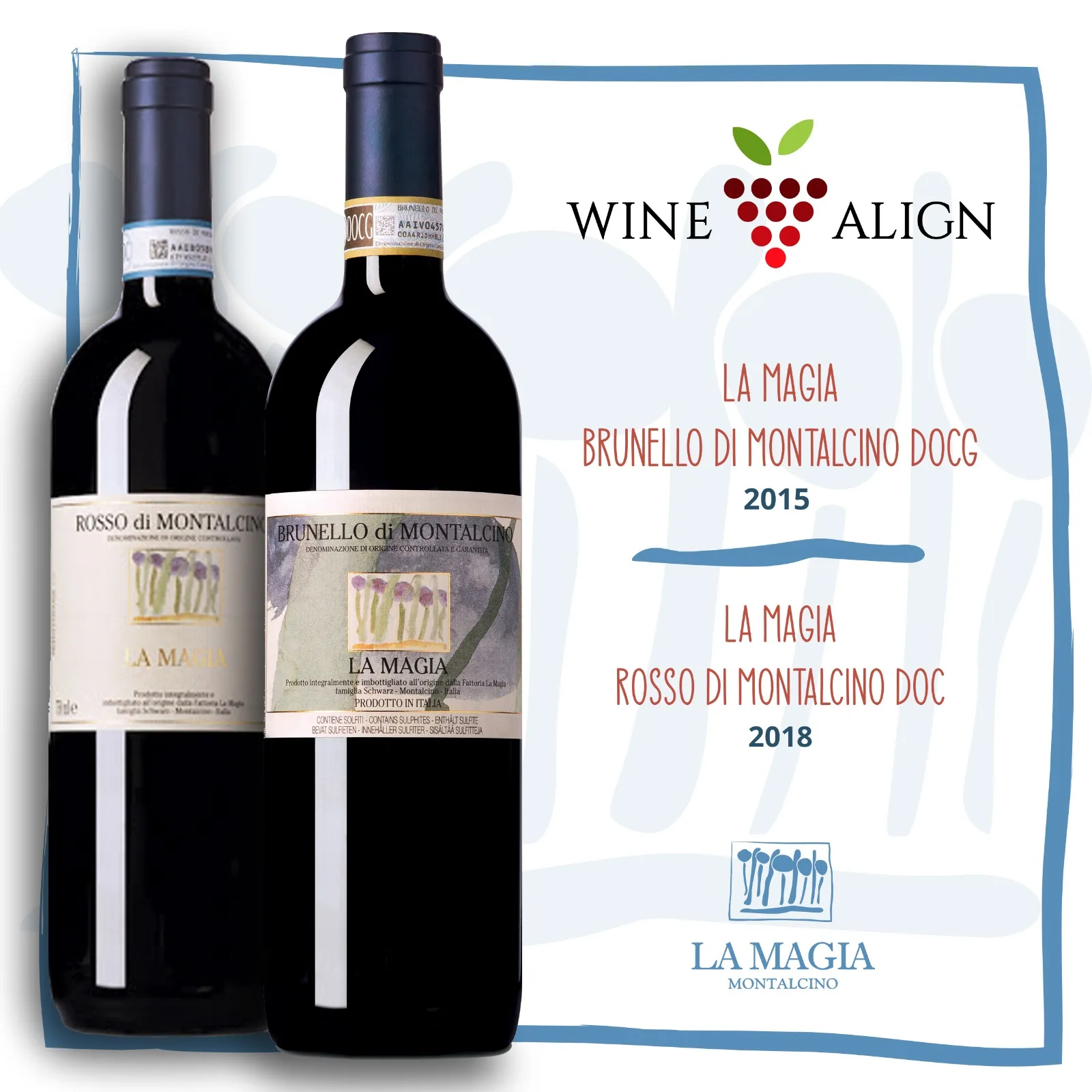 Высококачественное итальянское органическое красное вино Montalcino 75