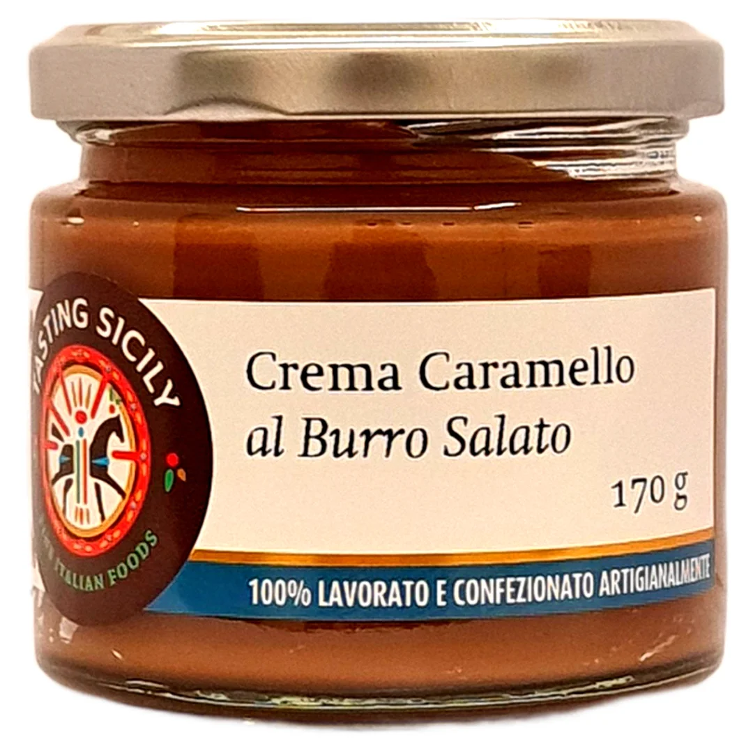 Top Quality 170g Salted Caramel Cream  Ideal to be spread on a slice of homemade bread